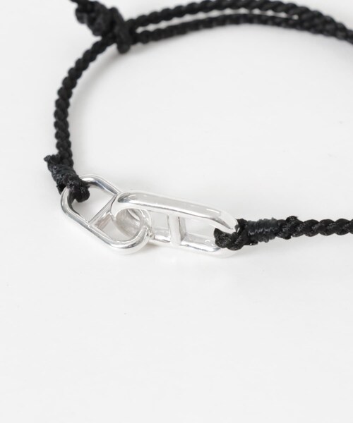 URBAN RESEARCH(アーバンリサーチ)の「XOLO Anchor Silk Code Bracelet(ブレスレット・メンズ・BLACK/NAVY/GRAY・FREE)」の6枚目の写真