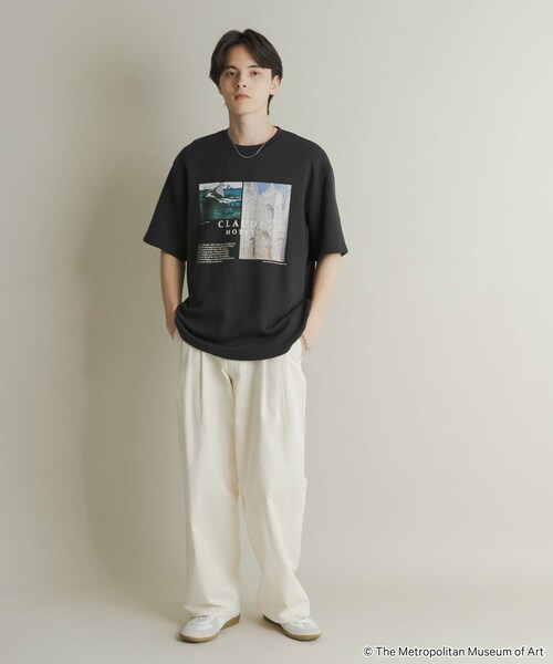 SENSE OF PLACE by URBAN RESEARCH（センスオブプレイスバイアーバンリサーチ）の「『別注』THE MET×SENSE OF PLACE　SHORT-SLEEVE T-SHIRTS B（Tシャツ/カットソー・メンズ・WHITE/BLACK/L.PURPLE・M/L）」の19枚目の写真