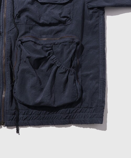 ADAM ET ROPE'(アダムエロペ)の「【FACCIES/ファッチーズ】GARMENT DYE MESH TRAVELER JACKET(その他アウター・メンズ・ブラック・1/2)」の8枚目の写真