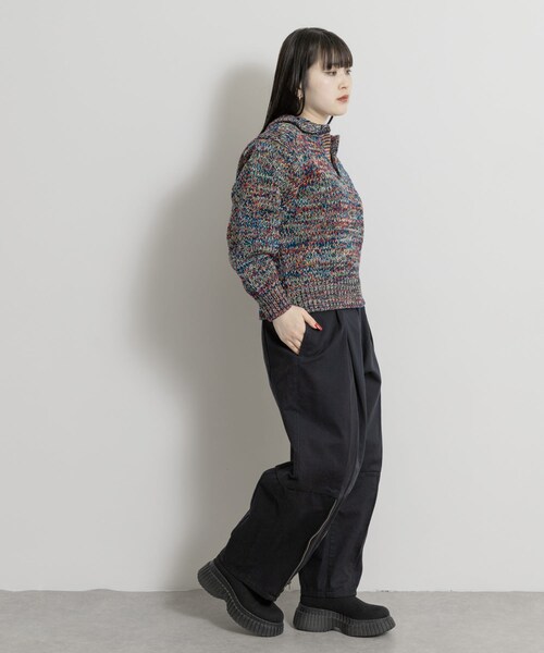 THE GOODLAND MARKET（ザグッドランドマーケット）の「77circa　make zip hem khaki trousers（その他パンツ・レディース・khaki1/khaki2/khaki3/navy1/navy2/navy3・30）」の12枚目の写真