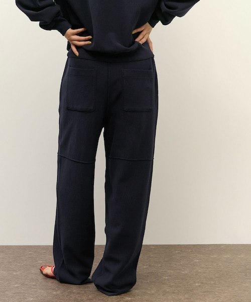 ADAM ET ROPE'（アダムエロペ）の「【Champion for ADAM ET ROPE'】別注 SWEAT WIDE PANTS（その他パンツ・レディース・オフホワイト/ブラウン系/ネイビー・M/S）」の15枚目の写真