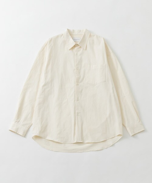 URBAN RESEARCH（アーバンリサーチ）の「new basic　QUIET REGULAR SHIRTS（シャツ/ブラウス・メンズ・ECRU/BROWN/BEIGE・M/L/XL）」の7枚目の写真