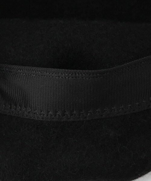 ROPE' PICNIC（ロペピクニック）の「ウールフェルトベレー帽/リンクコーデ（ハンチング/ベレー帽・レディース・ブラック/ライトグレー・F）」の14枚目の写真