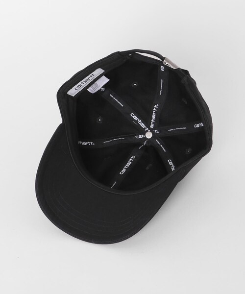 SENSE OF PLACE by URBAN RESEARCH（センスオブプレイスバイアーバンリサーチ）の「CARHARTT　Canvas Script Cap（キャップ・メンズ・Black/W/D.Scarab/P/D.Navy/D・One）」の7枚目の写真
