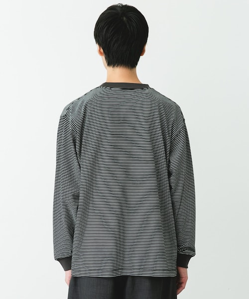 URBAN RESEARCH DOORS(アーバンリサーチドアーズ)の「DANTON LONG SLEEVE T-SHIRTS(Tシャツ/カットソー・メンズ・WHT/CHR/BLK/WHT・M/L/XL)」の8枚目の写真