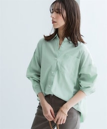 nissen | オーバーサイズブロードレギュラーシャツ（UVカット・イージーケア）＜大きいサイズ有＞(シャツ/ブラウス)