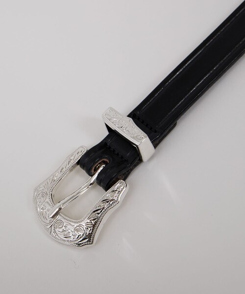 ADAM ET ROPE'(アダムエロペ)の「【TORY LEATHER(トリーレザー)】3/4inch Western Belt/ベルト(ベルト・レディース・ブラック/ブラウン・F)」の9枚目の写真