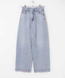 URBAN RESEARCH DOORS | Belted Light Denim(デニムパンツ)