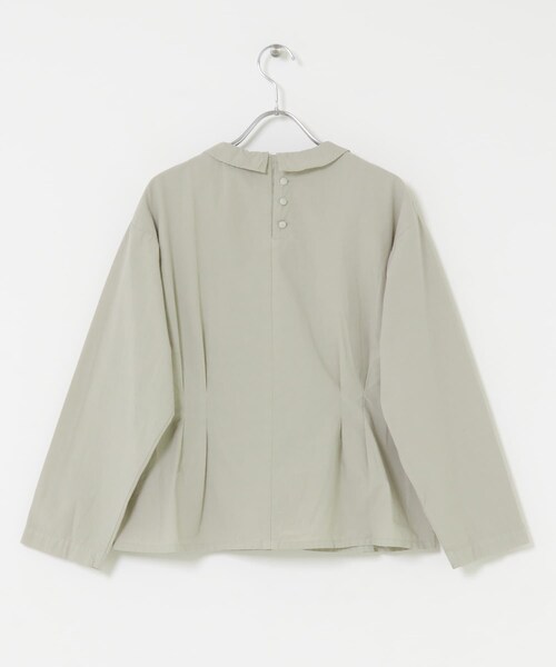 かぐれ（カグレ）の「COSMIC WONDER　シルクコットンブロードクラシックフリルシャツ（シャツ/ブラウス・レディース・Charcoal/Violet ash・1）」の21枚目の写真