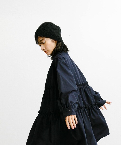 KBF（ケイビーエフ）の「スプリングニットボンネット（ニットキャップ/ビーニー・レディース・BLACK/BEIGE・one）」の16枚目の写真