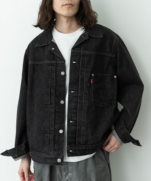 URBAN RESEARCH Sonny Label（アーバンリサーチサニーレーベル）の「LEVI’S　TYPE1 TRUCKER（デニムジャケット・メンズ・SELVEDGE/BIG STEP・M/L）」の2枚目の写真