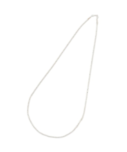 ADAM ET ROPE'（アダムエロペ）の「【J'aDoRe・店舗限定】【ERICKA NICOLAS BEGAY（エリッカニコラスビゲイ）】ナバホパールネックレス3mm/80cm（ネックレス・レディース・シルバー・F）」の9枚目の写真