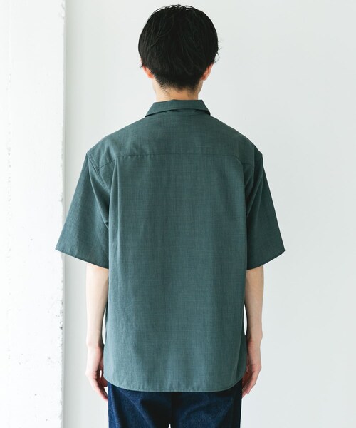 URBAN RESEARCH DOORS(アーバンリサーチドアーズ)の「『イージーケア/速乾/UVカット』クイックドライショートスリーブシャツカバーオール(カバーオール・メンズ・CHALK/YELLOW/BLUEGREEN/NAVY・M/L/XL)」の20枚目の写真