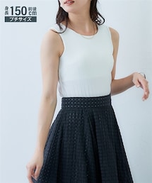 nissen | 小さいサイズ　カップ付きタンクトップ　低身長さん・小柄女性(Tシャツ/カットソー)