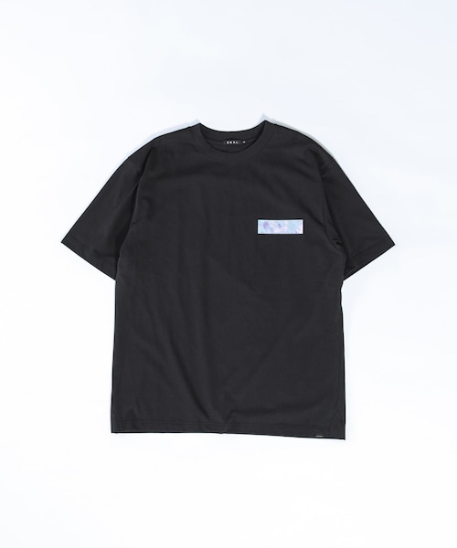 EKAL（エカル）の「『UR TECH ひやサラクール』プリントボックスTシャツ（Tシャツ/カットソー・メンズ・ホワイト/ブラック・M/L）」の2枚目の写真