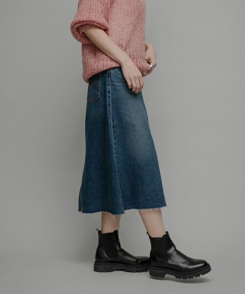 URBAN RESEARCH Sonny Label（アーバンリサーチサニーレーベル）の「Levi’s　HR A-LINE DECON SKIRT（デニムスカート・レディース・H HEART・25/26/27）」の5枚目の写真