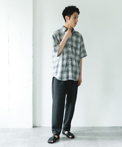 URBAN RESEARCH DOORS(アーバンリサーチドアーズ)の「『別注』Lee×DOORS FLEEASY NARROW(その他パンツ・メンズ・エクリュ/スミクロ/ブラウン/ブルー・Free)」の19枚目の写真