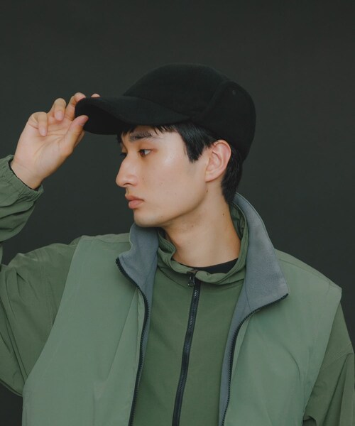 SENSE OF PLACE by URBAN RESEARCH(センスオブプレイスバイアーバンリサーチ)の「フリースキャップ(キャップ・レディース・GRAY/BLACK・One)」の11枚目の写真