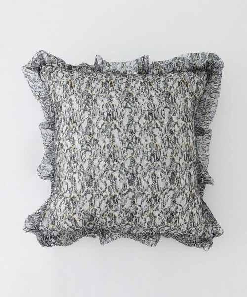 ROPE'（ロペ）の「【Poly Russell Lace】Ruffle Pillow（クッション/クッションカバー）」 WEAR