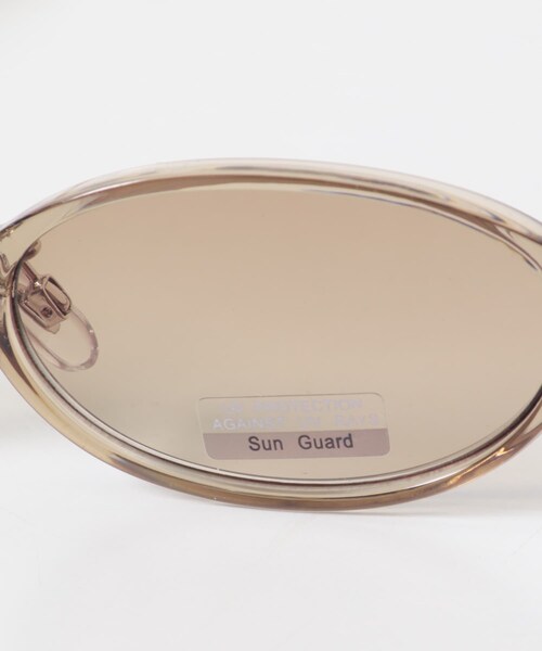 KBF（ケイビーエフ）の「オーバルフレームサングラス（メガネ・レディース・BROWN/D.BROWN・One）」の8枚目の写真