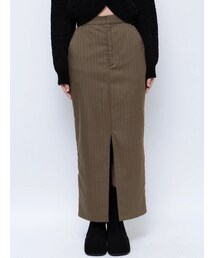 EMODA | ストライプハイウエストロングスカート(スカート)