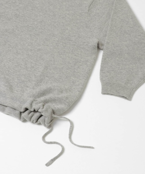 URBAN RESEARCH（アーバンリサーチ）の「dDdDdDd　CASHMERE BIG LONG-SLEEVE T-SHIRTS（ニット/セーター・メンズ・OATMEAL GR/OFF BEIGE・S/M/L/XL）」の6枚目の写真