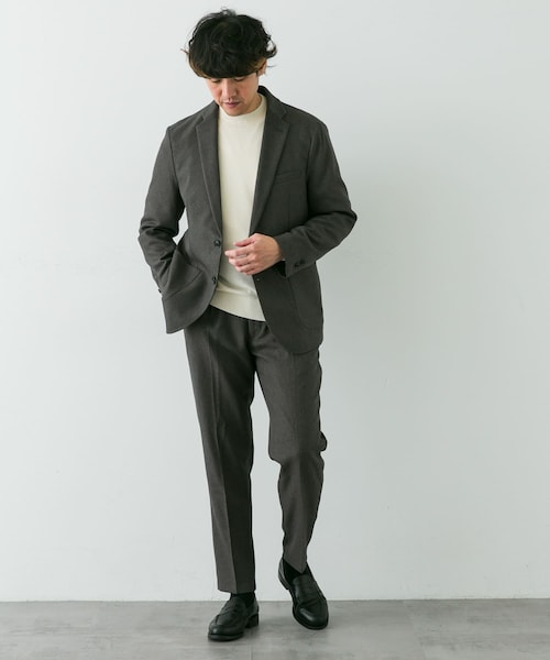URBAN RESEARCH DOORS（アーバンリサーチドアーズ）の「LIFE STYLE TAILOR　ブラッシュドウールライクストレッチパンツ（スラックス・メンズ・NAVY/GRAY/KHAKI・S/M/L/XL）」の11枚目の写真