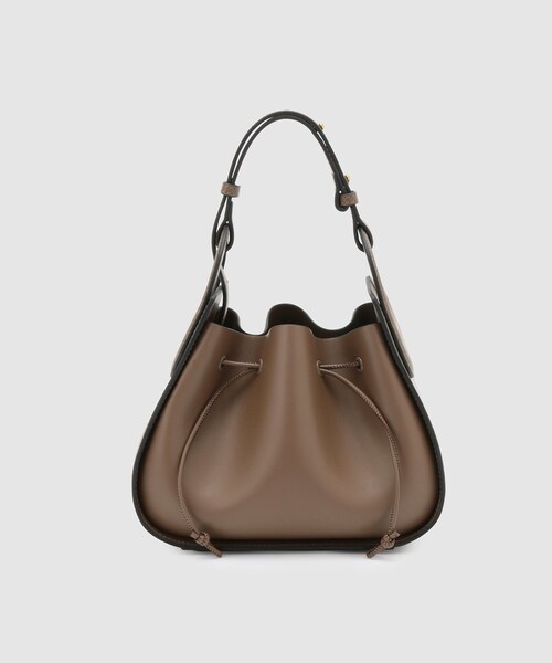 ROPE'(ロペ)の「【一部店舗限定】Amelie Bag (アメリ バッグ)(ハンドバッグ・レディース・キャメル/ブラック/オフホワイト/ネイビー系/ベージュ系/サックス/ワイン/キナリ系/ベージュ/ライトグリーン・F)」の4枚目の写真