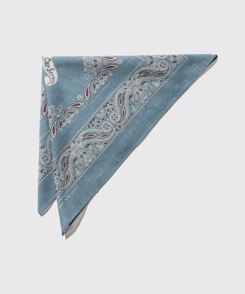 ADAM ET ROPE'(アダムエロペ)の「【SUGARHILL/シュガーヒル】"CAR SERVICE" BANDANA(バンダナ/スカーフ・メンズ・ブラック/ブルー系/ワイン・F)」の7枚目の写真