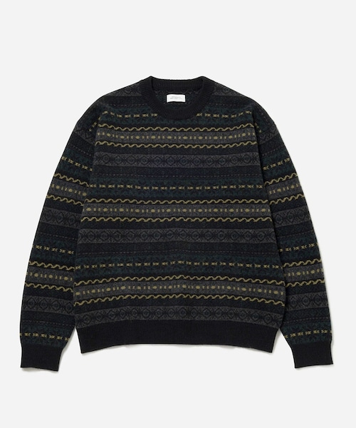 Saturdays NYC(サタデーズ ニューヨークシティ )の「CLASSIC PATTERN KNIT(ニット/セーター・レディース・チャコール/パープル・XL/XS/XXL)」の17枚目の写真