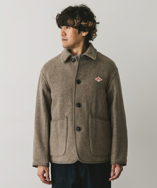 URBAN RESEARCH DOORS(アーバンリサーチドアーズ)の「DANTON COVERALLS JACKET(カバーオール・メンズ・H.BEIGE/NAVY/M.GREY/BLACK・38/40/42)」の14枚目の写真