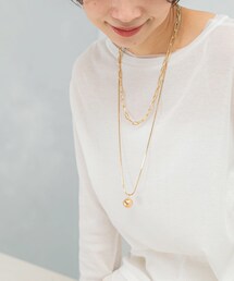 URBAN RESEARCH ROSSO WOMEN | CHIGNON　オーバル&ボールTOPネックレス(ネックレス)
