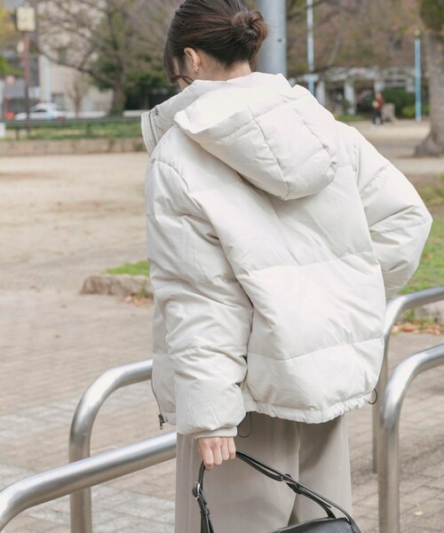 撥水』フードダウンジャケット