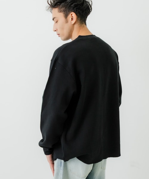 URBAN RESEARCH（アーバンリサーチ）の「『UR TECH』度詰めワッフルヘンリーロングスリーブ（Tシャツ/カットソー・メンズ・WHITE/OATMEAL/GRAY H/BLACK・M/L）」の22枚目の写真