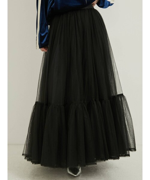 PAMEO POSE(パメオポーズ)の「Queen Skirt(スカート・レディース・ブラック/スカイブルー/ブラウン・S/M)」の7枚目の写真