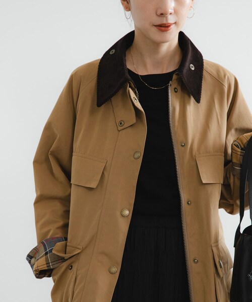 URBAN RESEARCH(アーバンリサーチ)の「『別注』Barbour / URBAN RESEARCH BEDALE(テーラードジャケット・レディース・l beige・Free)」の5枚目の写真