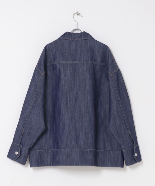 SENSE OF PLACE by URBAN RESEARCH（センスオブプレイスバイアーバンリサーチ）の「ルーズデニムジャケット（デニムジャケット・レディース・BLACK/ONE WASH・one）」の19枚目の写真