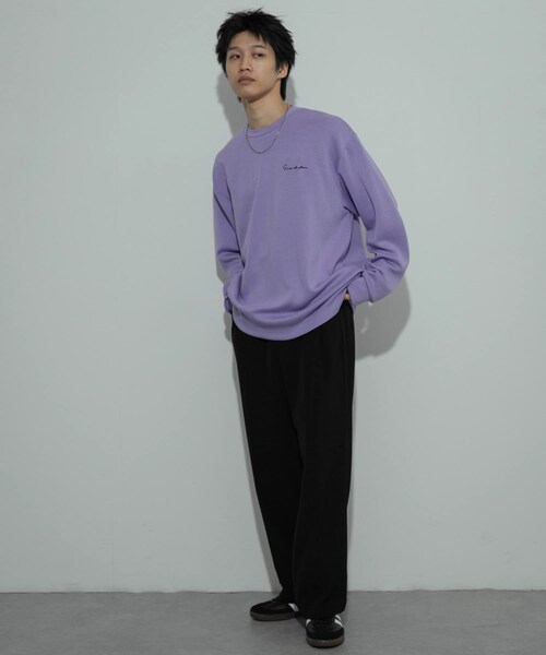 SENSE OF PLACE by URBAN RESEARCH（センスオブプレイスバイアーバンリサーチ）の「ダブルタックワイドスラックス（その他パンツ・メンズ・BLACK/GRAY/BROWN/KHAKI・M/L）」の19枚目の写真