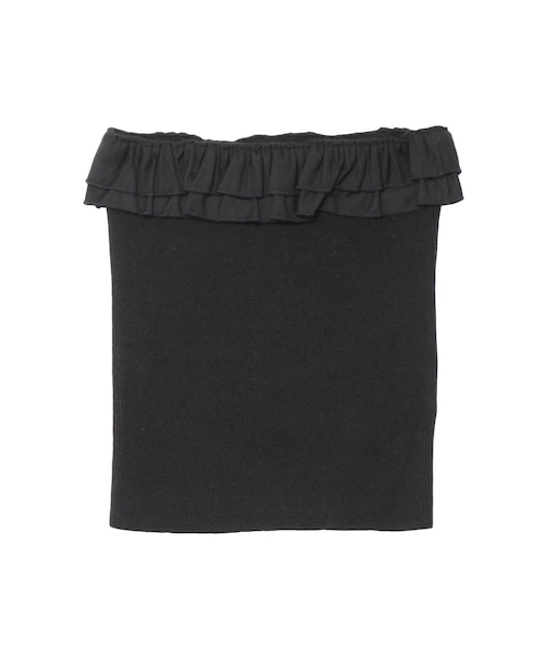 PAMEO POSE（パメオポーズ）の「Perfect Bare Top（その他トップス・レディース・ブラック/ピンク/グリーン・F）」の5枚目の写真