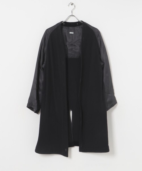 URBAN RESEARCH(アーバンリサーチ)の「A PRESSE Lining Silk Coat(ステンカラーコート・メンズ・NAVY・2/3)」の10枚目の写真