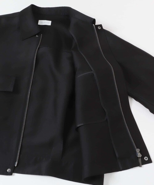 URBAN RESEARCH（アーバンリサーチ）の「new basic　WOOL SILK BOX JACKET（テーラードジャケット・レディース・BLACK・FREE）」の17枚目の写真