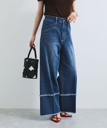 VIS | フリンジフレアデニム(デニムパンツ)