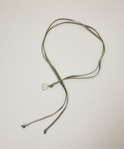 ADAM ET ROPE'（アダムエロペ）の「【AXEP（アクセップ）】mini buckle silver（ベルト・レディース・シルバー・F）」の11枚目の写真