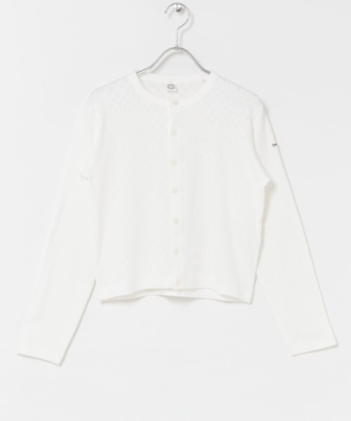 URBAN RESEARCH DOORS(アーバンリサーチドアーズ)の「ORCIVAL CREW NECK CARDIGAN(カーディガン/ボレロ・レディース・WHITE/RED/GREY・1)」の1枚目の写真