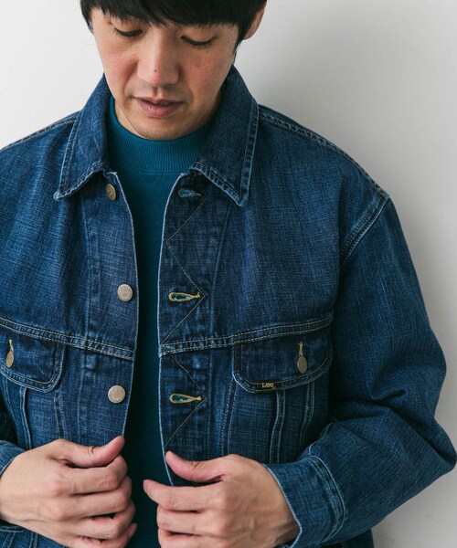 URBAN RESEARCH DOORS（アーバンリサーチドアーズ）の「『別注』Lee101×DOORS　JACKET（デニムジャケット・メンズ・DARK USED/RIGID/ONE WASH/LIGHT USED・38/40/42）」の9枚目の写真