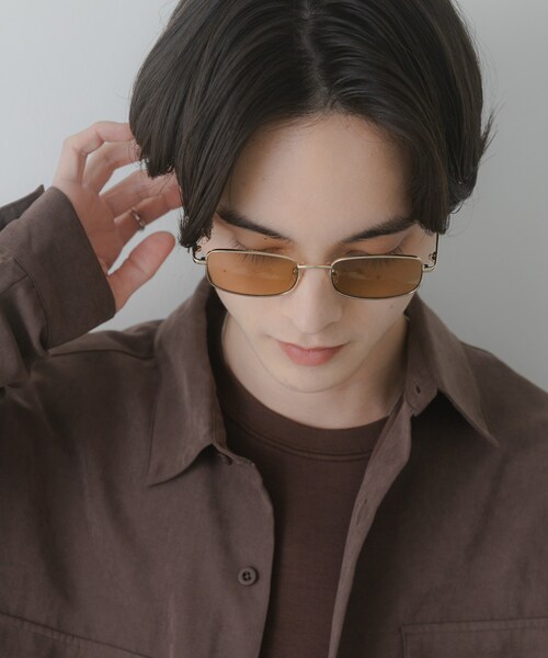 SENSE OF PLACE by URBAN RESEARCH（センスオブプレイスバイアーバンリサーチ）の「メタルフレームサングラス（メガネ・メンズ・SILVER/SMOKE/GOLD・One）」の18枚目の写真