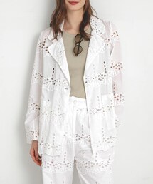 コットンレースジャケット