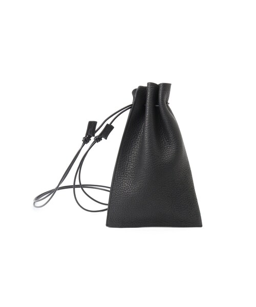 ADAM ET ROPE'（アダムエロペ）の「【ITTI/イッチ】HERRIE KINCHAKU POUCH - PM / TDEER（ハンドバッグ・メンズ・ブラック・F）」の4枚目の写真