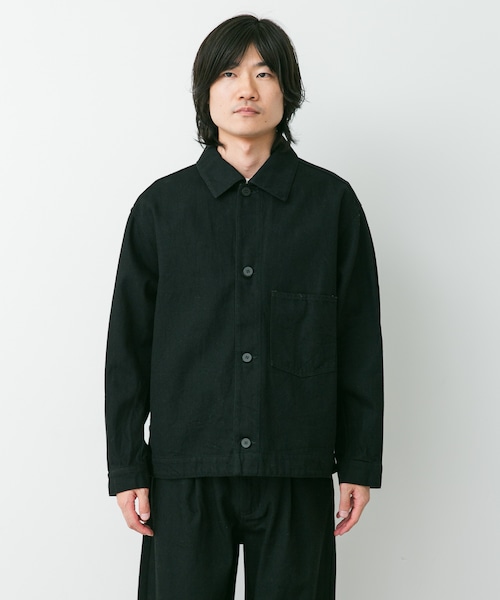 URBAN RESEARCH DOORS(アーバンリサーチドアーズ)の「STILL BY HAND 12OZ DENIM JACKET(デニムジャケット・メンズ・BLACK/DARK NAVY・46/48)」の5枚目の写真