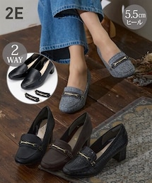 nissen | ２WAYビット付ローファーパンプス(パンプス)